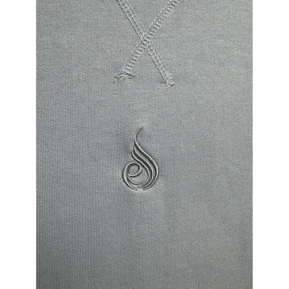 RYDERWEAR Mens Gray Crewneck Sweatshirt Raglan Sleeve Logo Size M - Picture 2 of 15